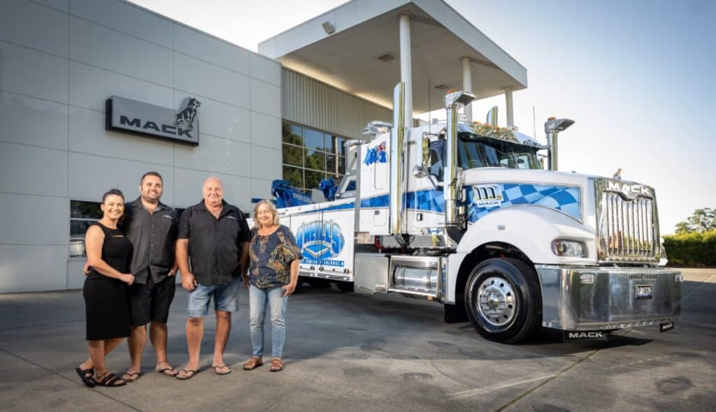 Mack Lineberry Rd 130-year-old business welcomes new custom Mack Super-Liner to the fleet