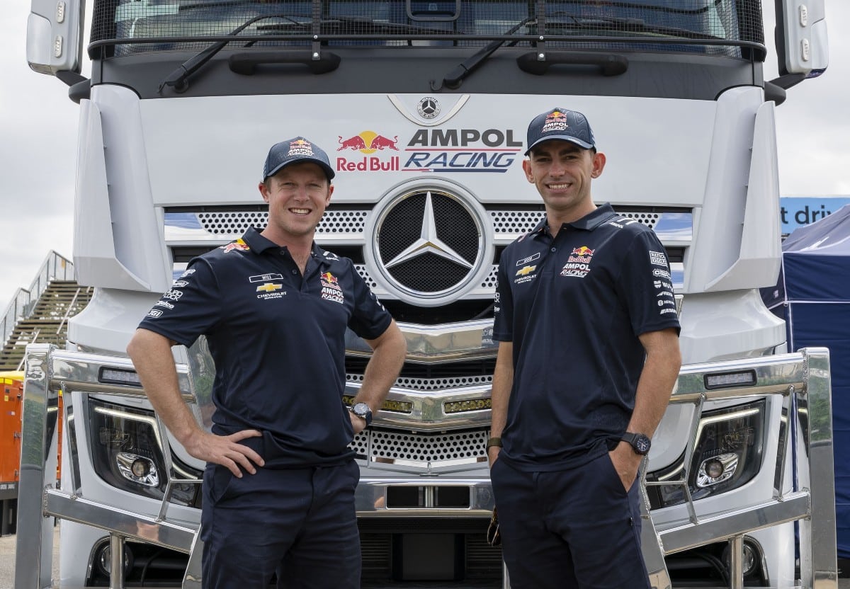 Red Bull Ampol driver signing session at Daimler stand