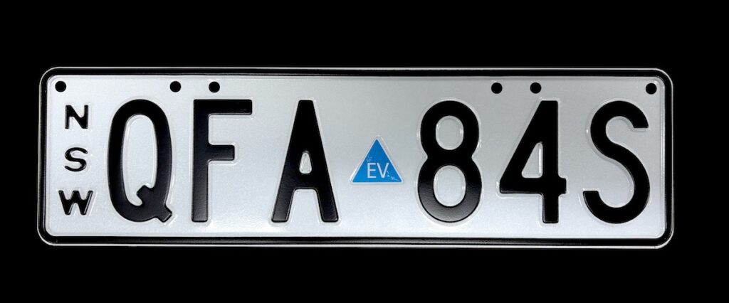 NSW introduces new number plates for alternative fuelled vehicles