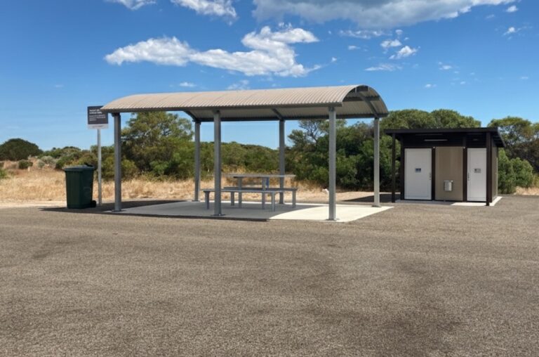 New $3.8 million rest area opens to truckies