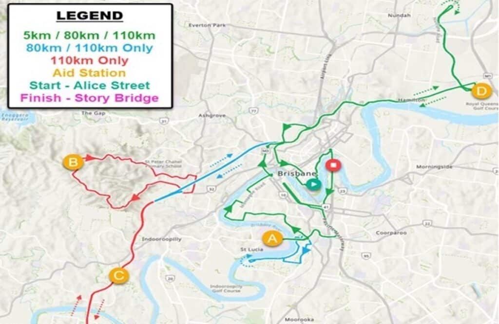 Major Road Closures For Brisbane Cycling Event This Weekend 1024x666 