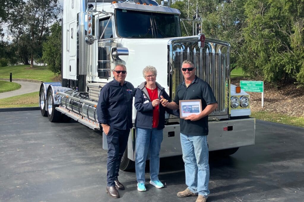 Truck win a life-changing moment for lucky punter in Kenworth truck raffle