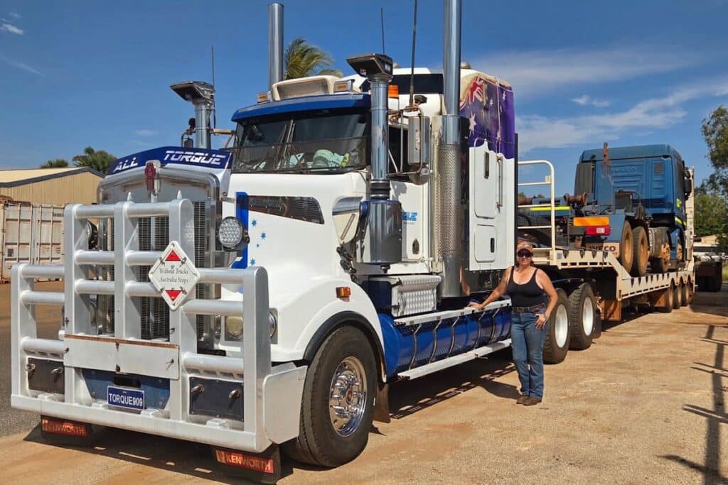 Nurse turned driver embarks on a trucking adventure in the west