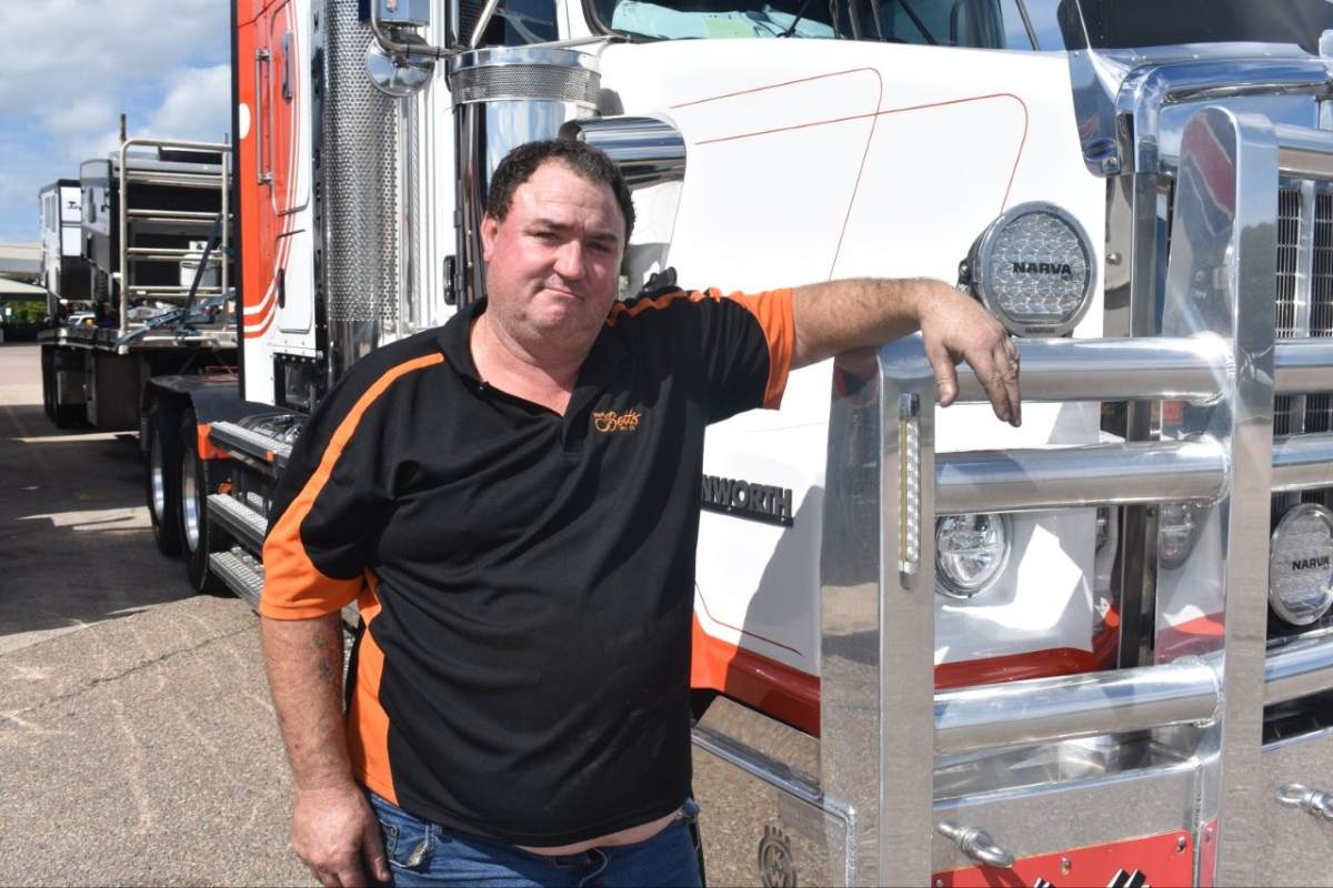 Peter loves life behind the wheel of his T659
