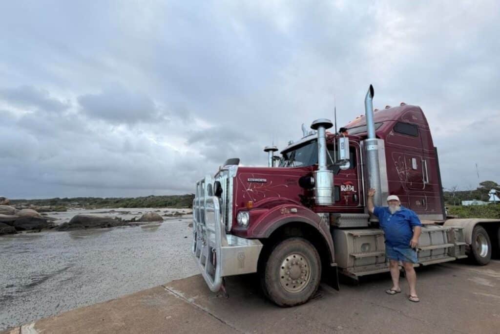 Remote road, friendly faces and a Big Rigs surprise for truckie