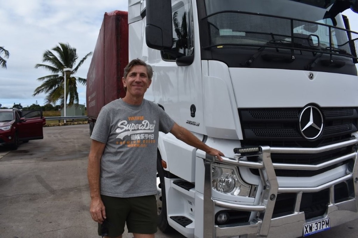 Never a dull moment as this truckie travels the show circuit