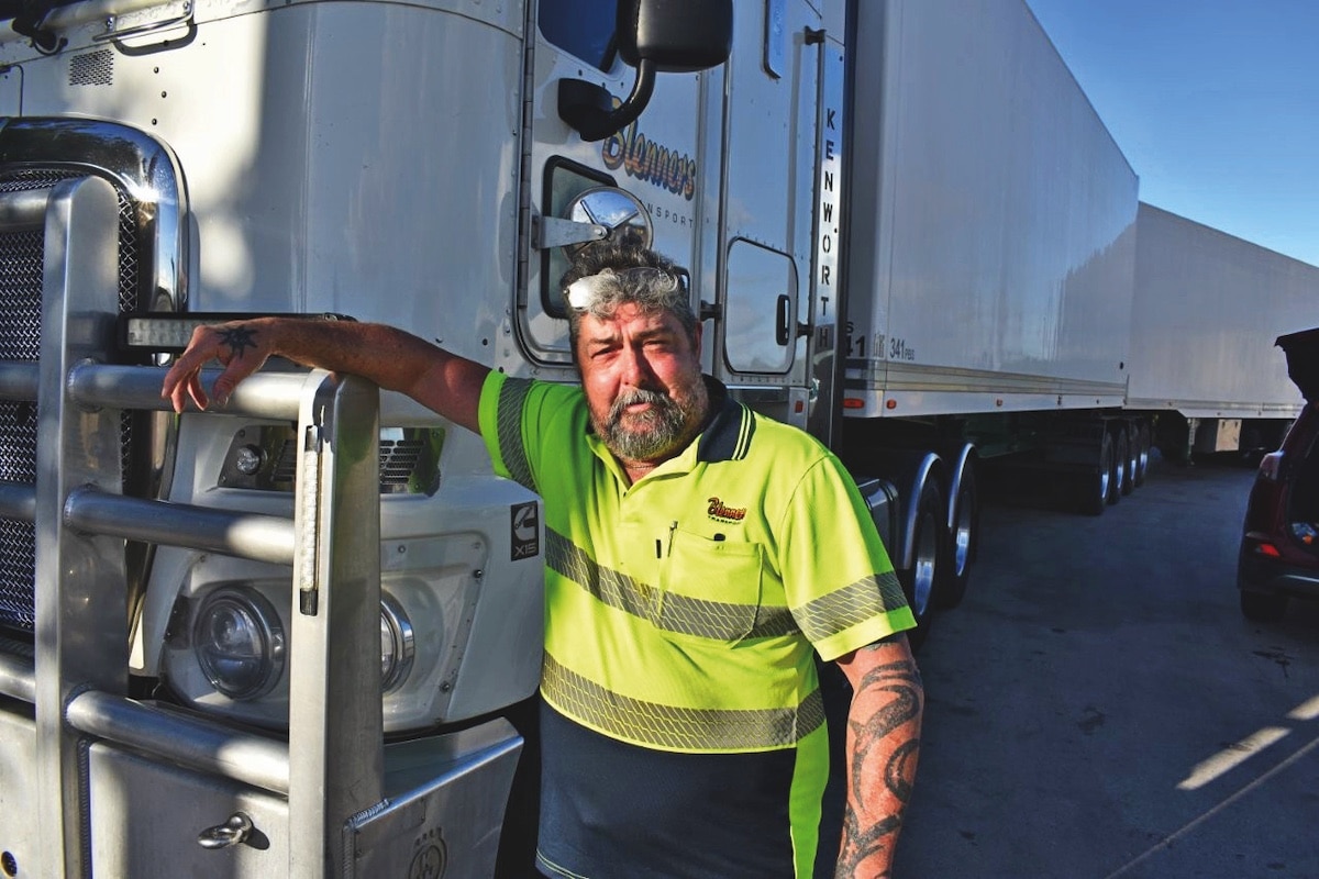 Brisbane-based truckie travels the east coast