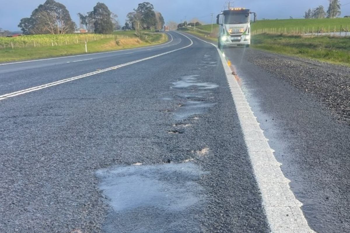 Truckies call for urgent fixes for dangerous potholes