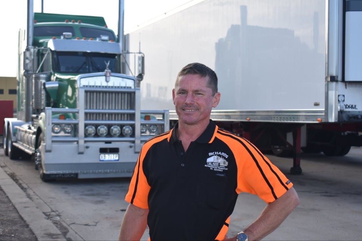 Good boss and great truck keep Bowen truckie smiling