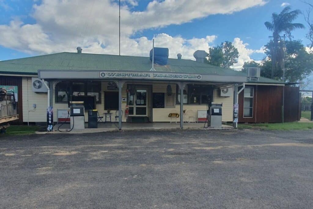 A country welcome and good feed for truckies on the Moonie Highway